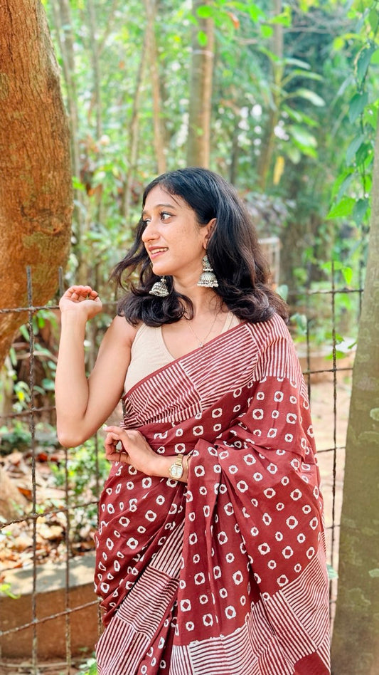 COTTON SAREE -(WS90)