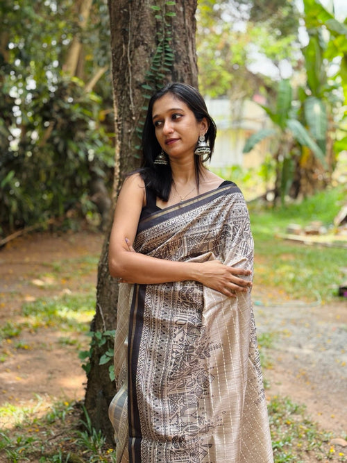 CHANDERI SILK SAREE -(WS94)