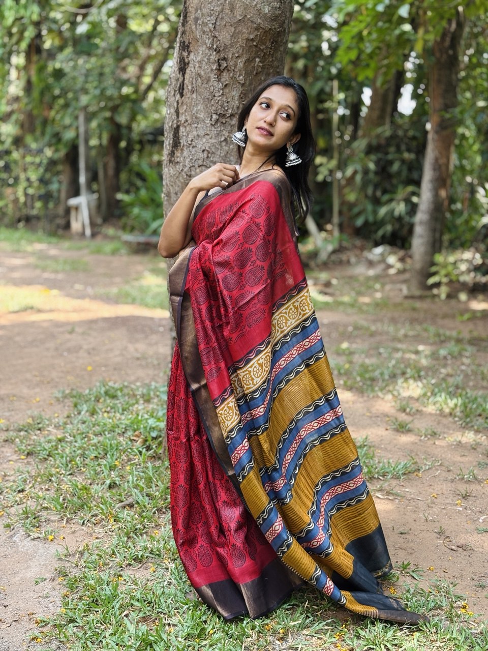 TUSSAR SILK SAREE -(WS93)