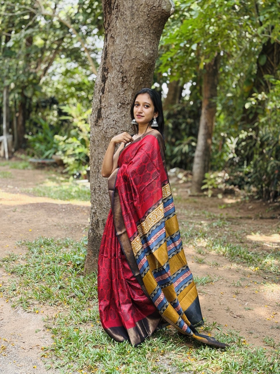 TUSSAR SILK SAREE -(WS93)