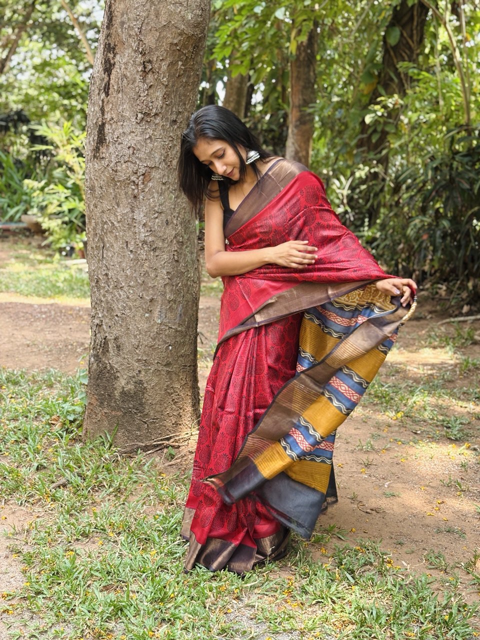 TUSSAR SILK SAREE -(WS93)
