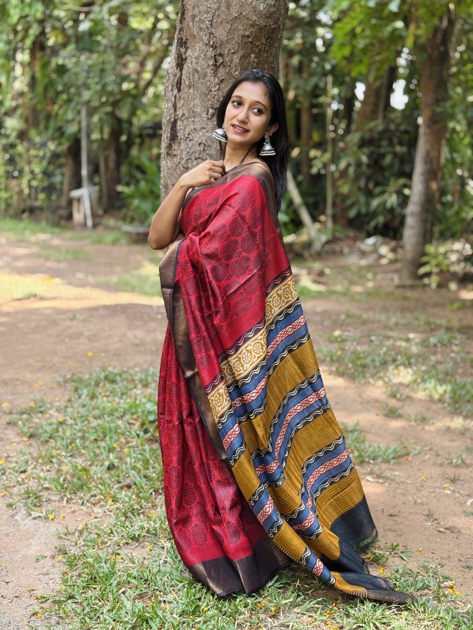 TUSSAR SILK SAREE -(WS93)