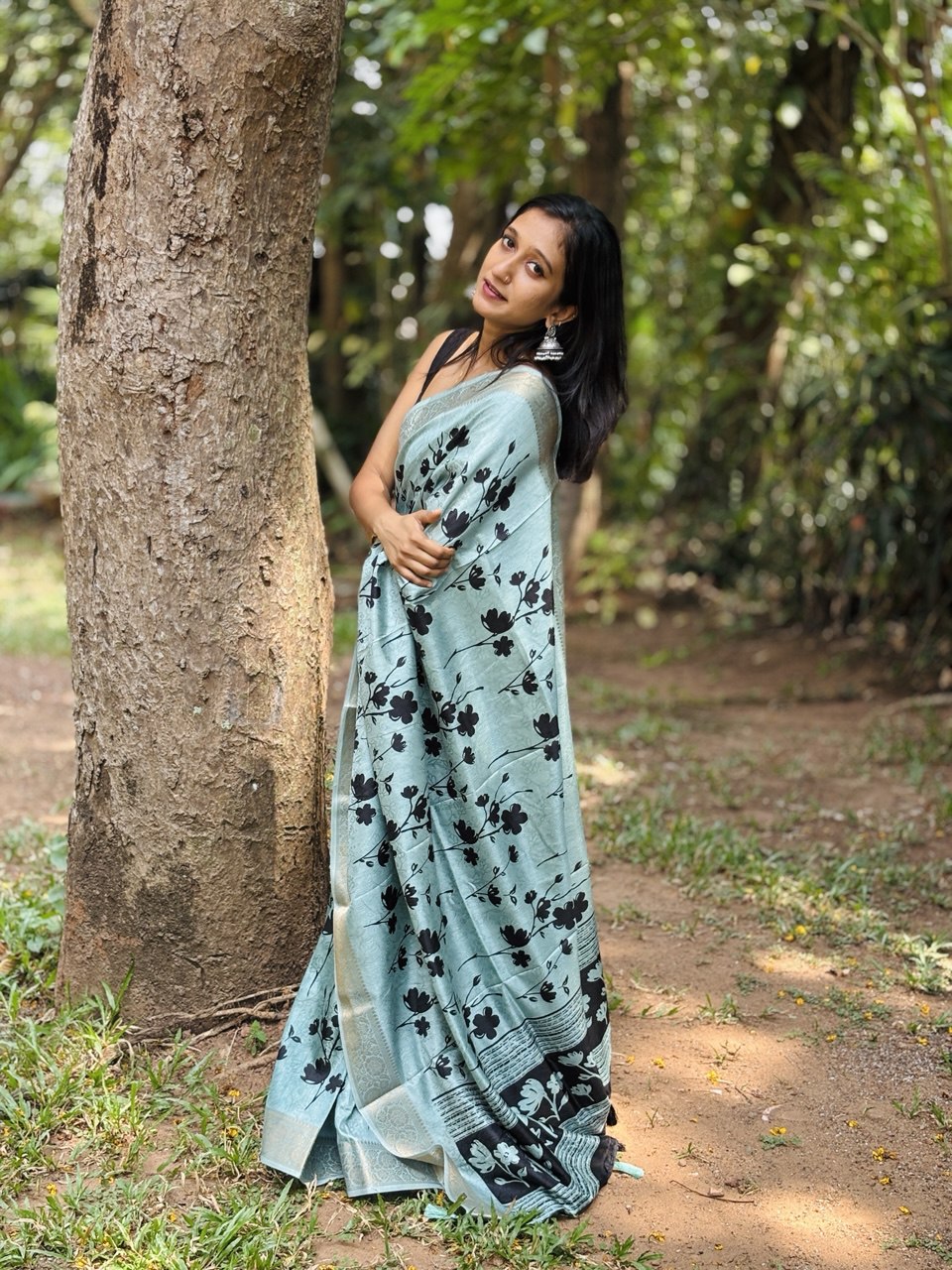 SEMI SILK SAREE-(WS100)
