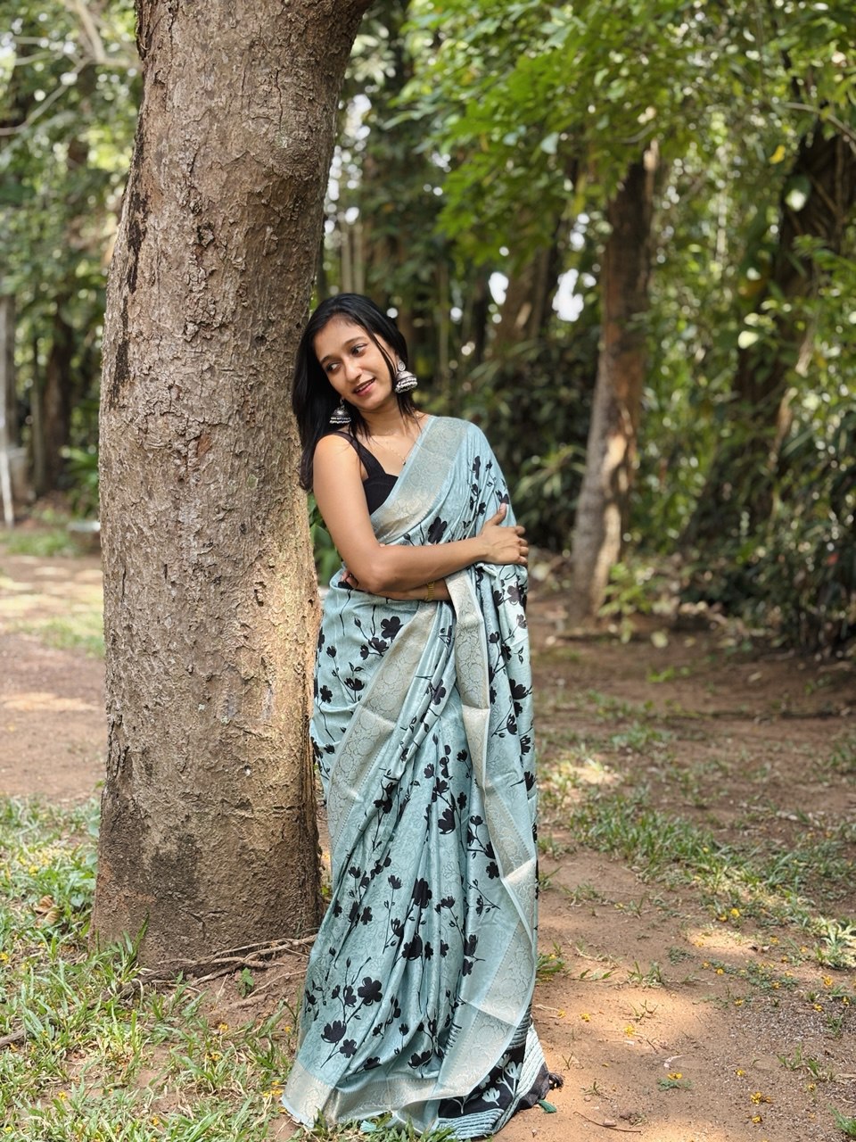 SEMI SILK SAREE-(WS100)