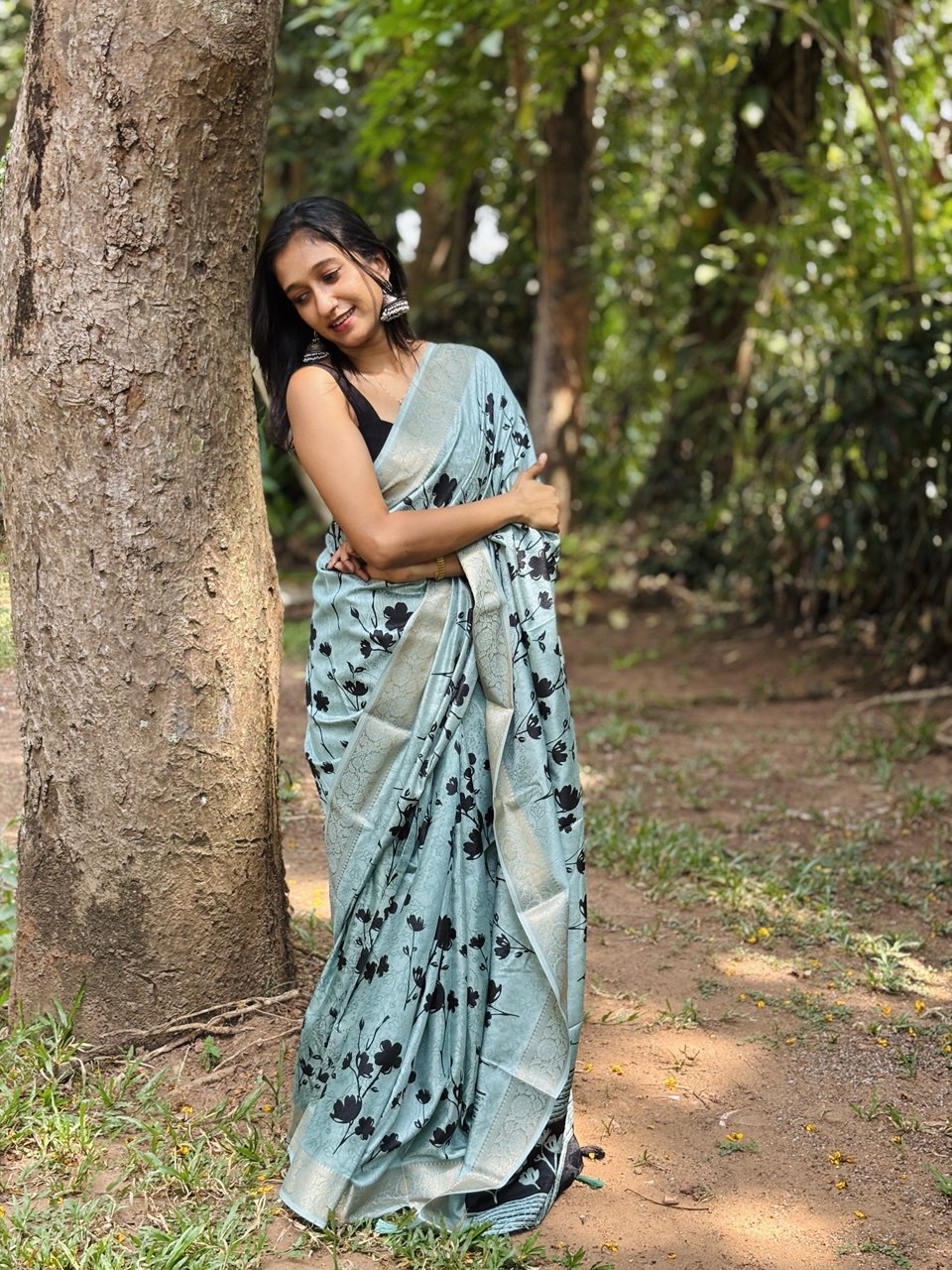 SEMI SILK SAREE-(WS100)