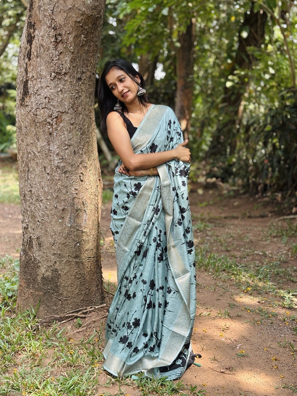 SEMI SILK SAREE-(WS100)