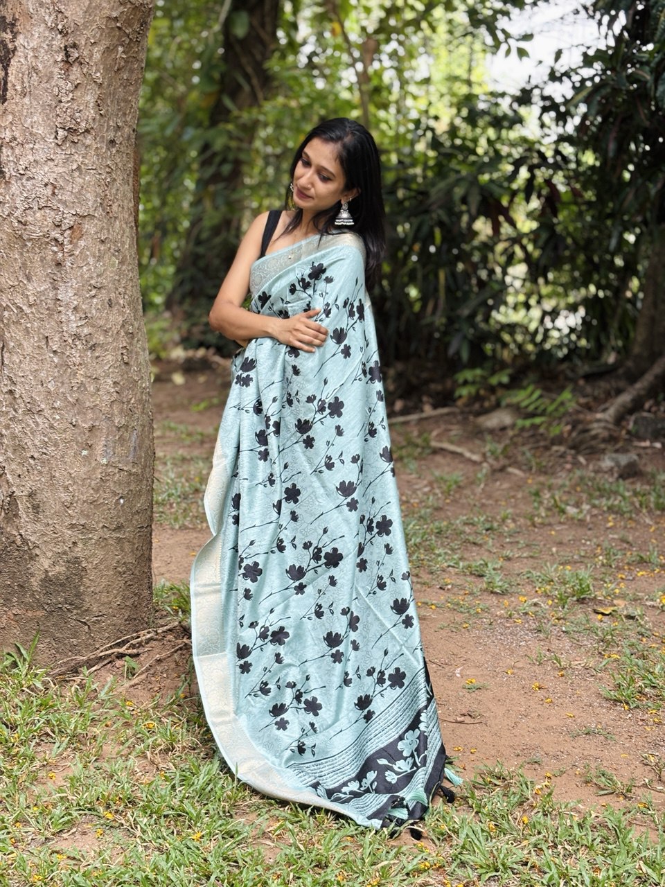 SEMI SILK SAREE-(WS100)