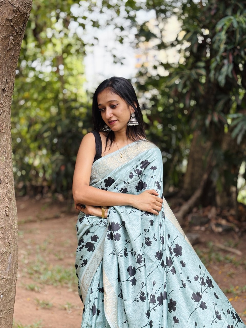 SEMI SILK SAREE-(WS100)