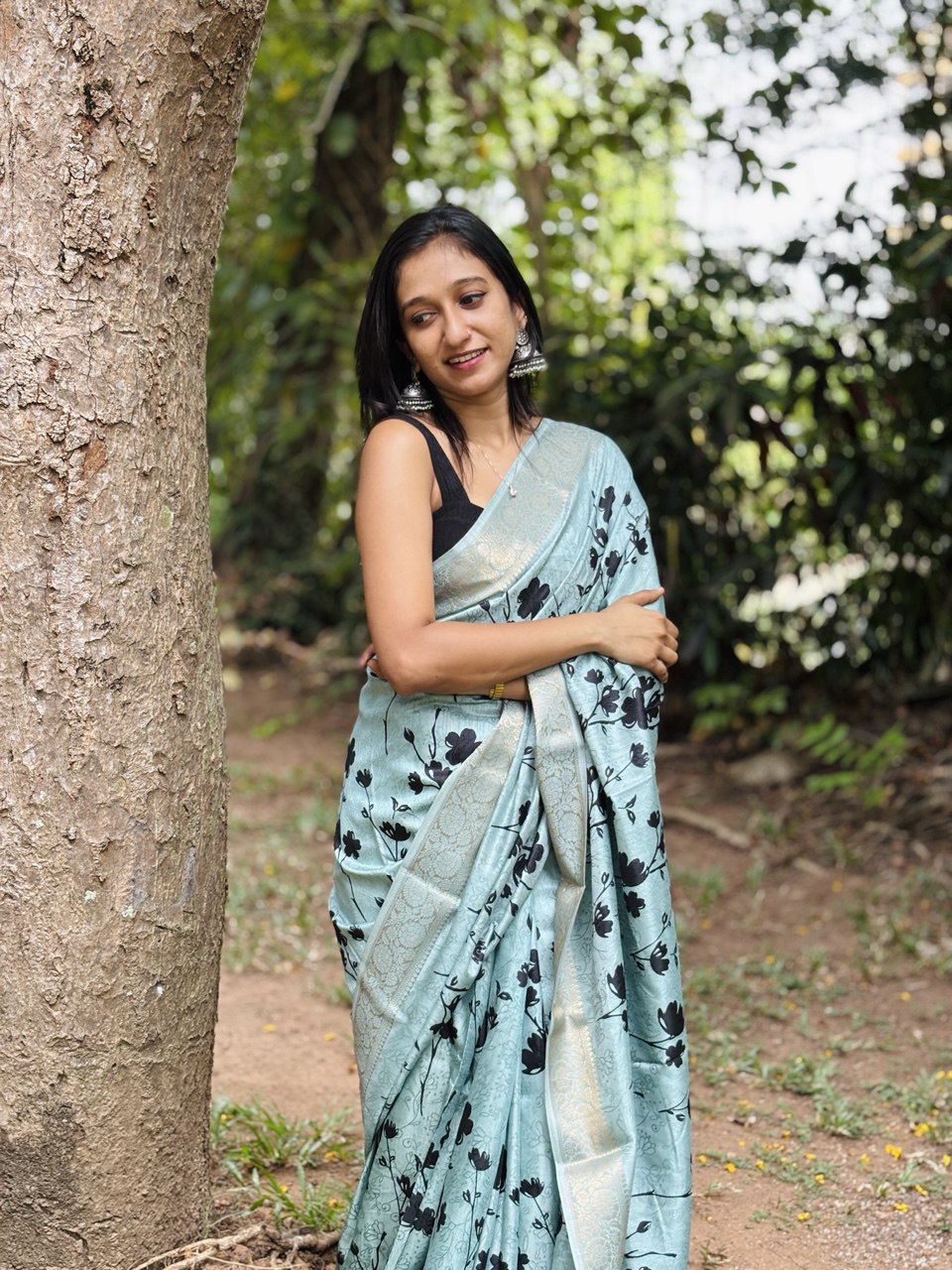 SEMI SILK SAREE-(WS100)