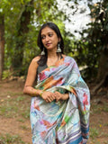 CRUSHED SILK SAREE -(WS106)