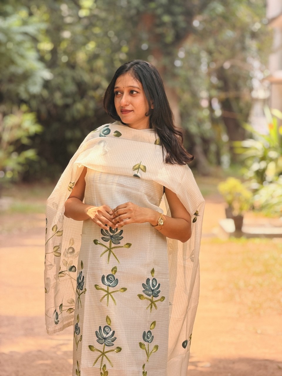 UNSTITCHED SALWAR SET -(WS111)