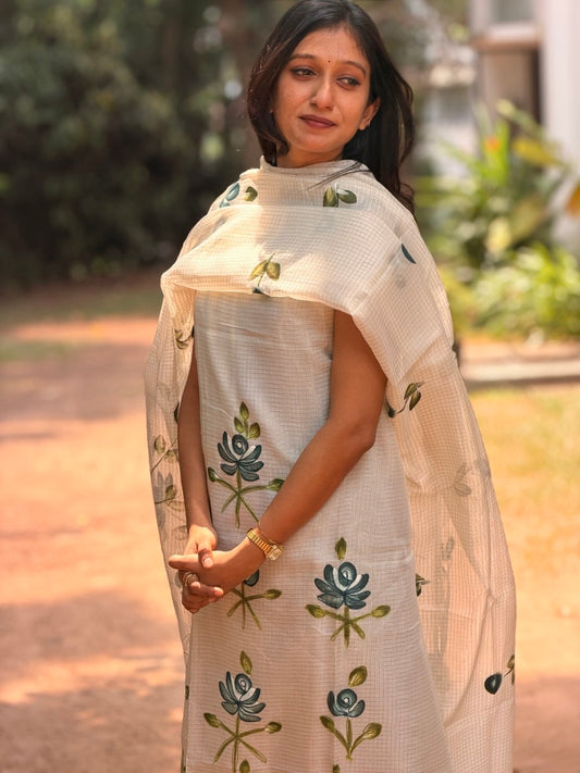 UNSTITCHED SALWAR SET -(WS111)