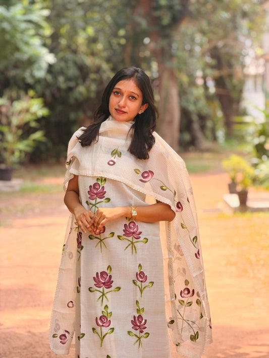 UNSTITCHED SALWAR SET -(WS113)