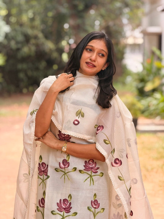 UNSTITCHED SALWAR SET -(WS113)