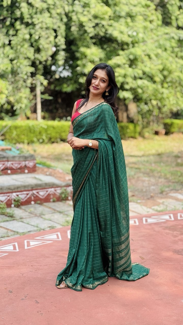 KATHAN SILK SAREE -(WS118)