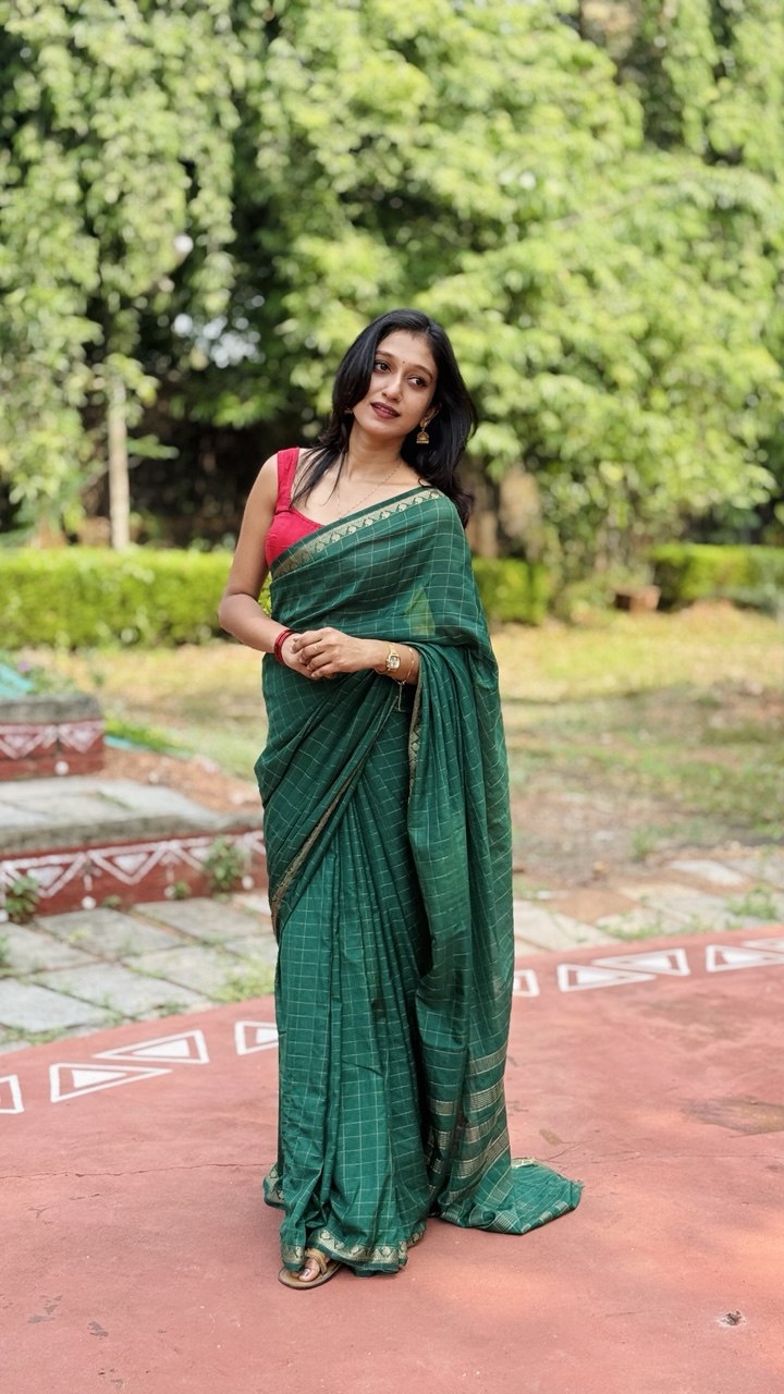 KATHAN SILK SAREE -(WS118)