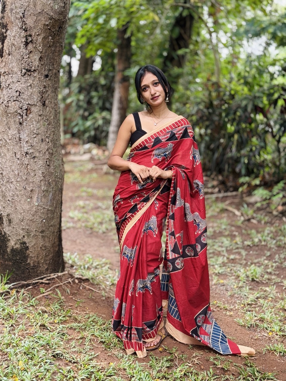 COTTON SAREE -(WS123)