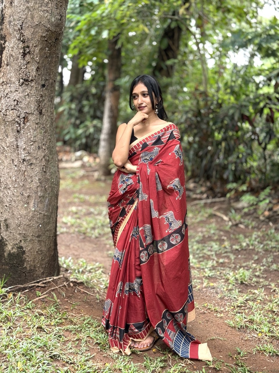 COTTON SAREE -(WS123)