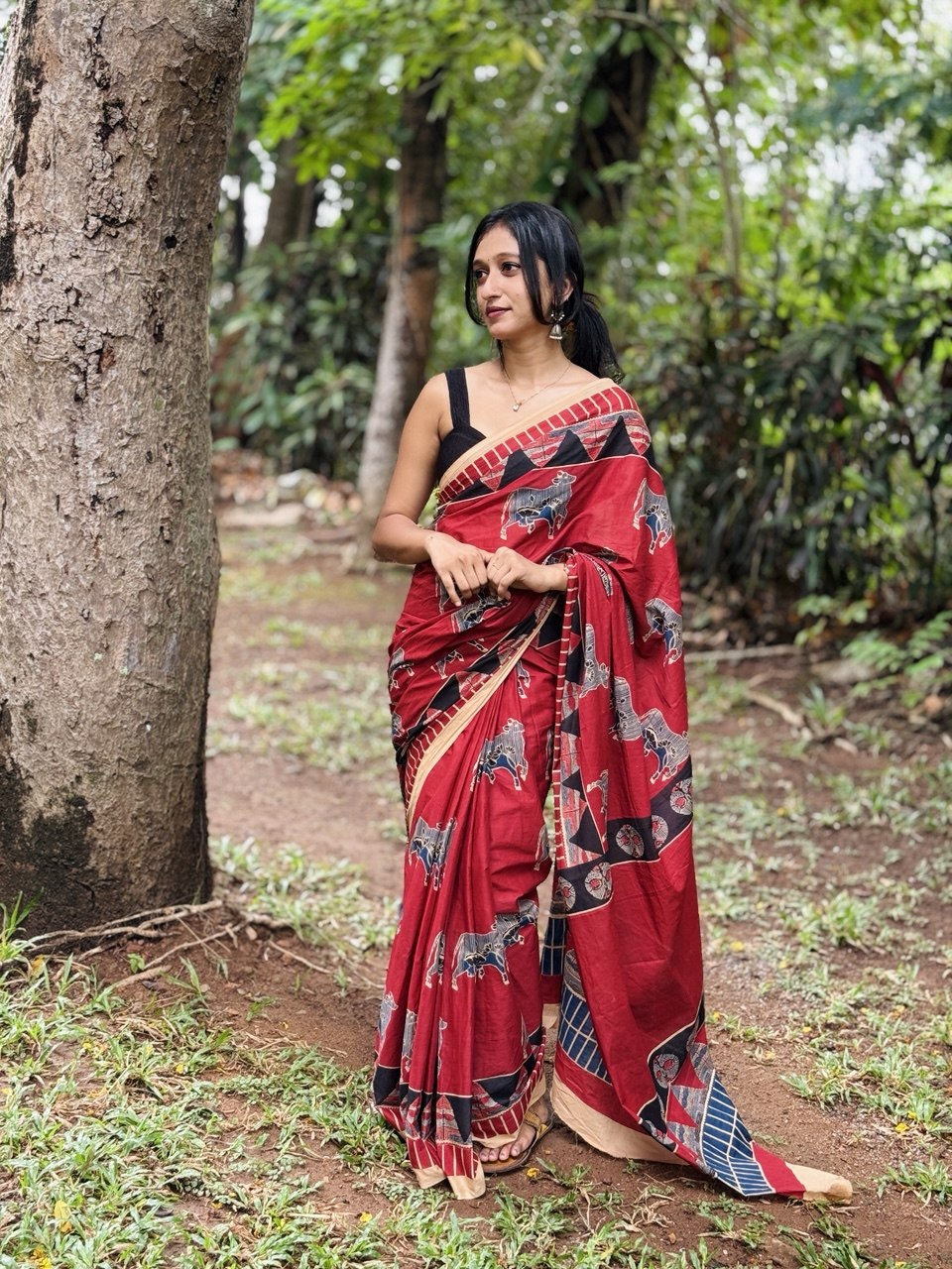 COTTON SAREE -(WS123)