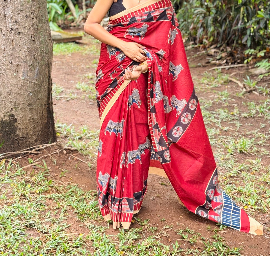COTTON SAREE -(WS123)