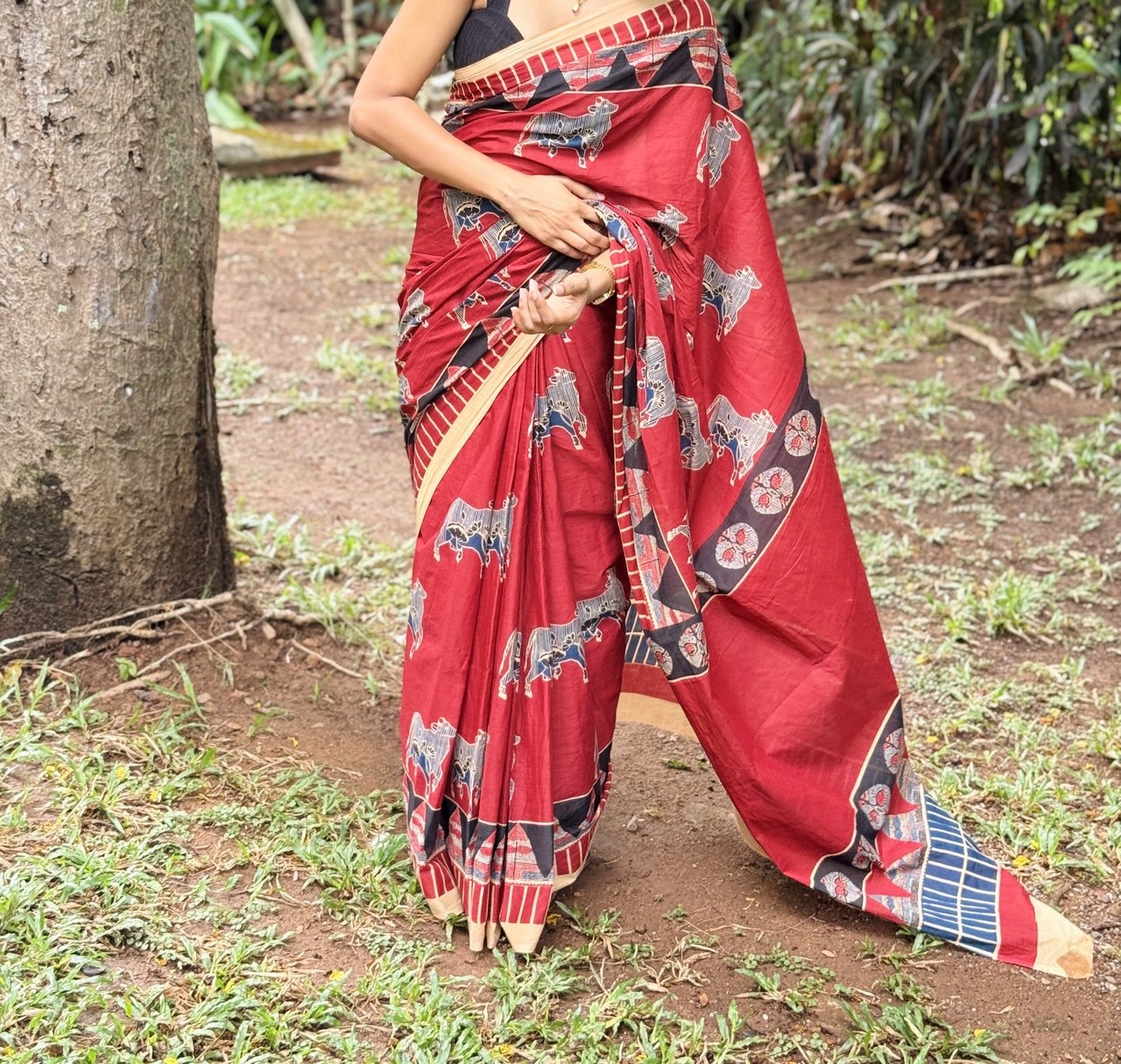 COTTON SAREE -(WS123)