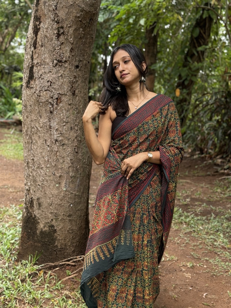 COTTON SAREE -(WS124)
