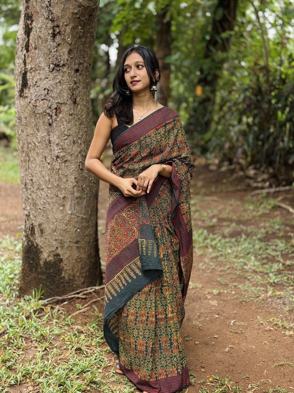 COTTON SAREE -(WS124)