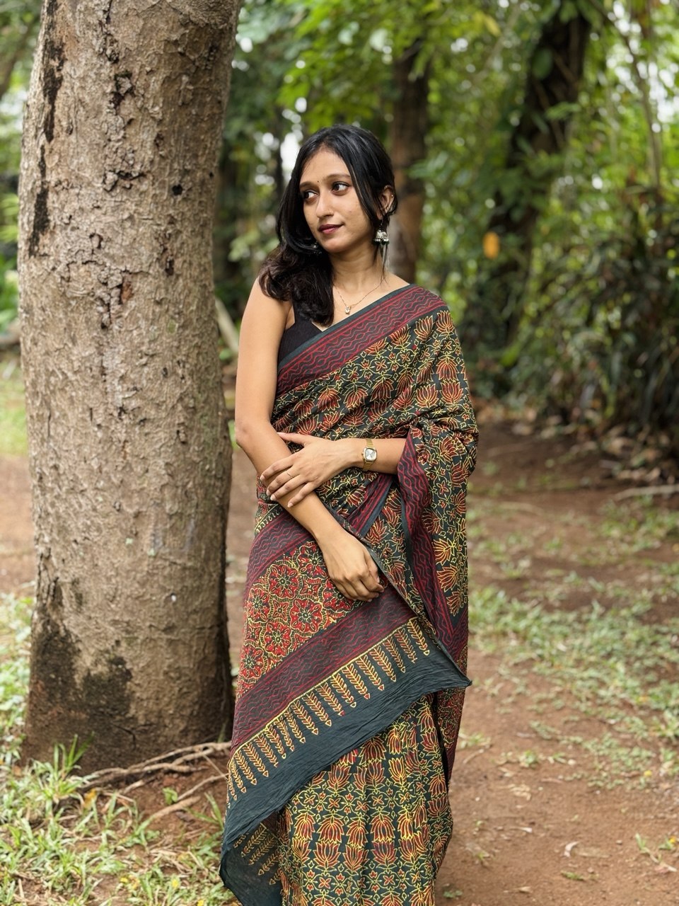 COTTON SAREE -(WS124)