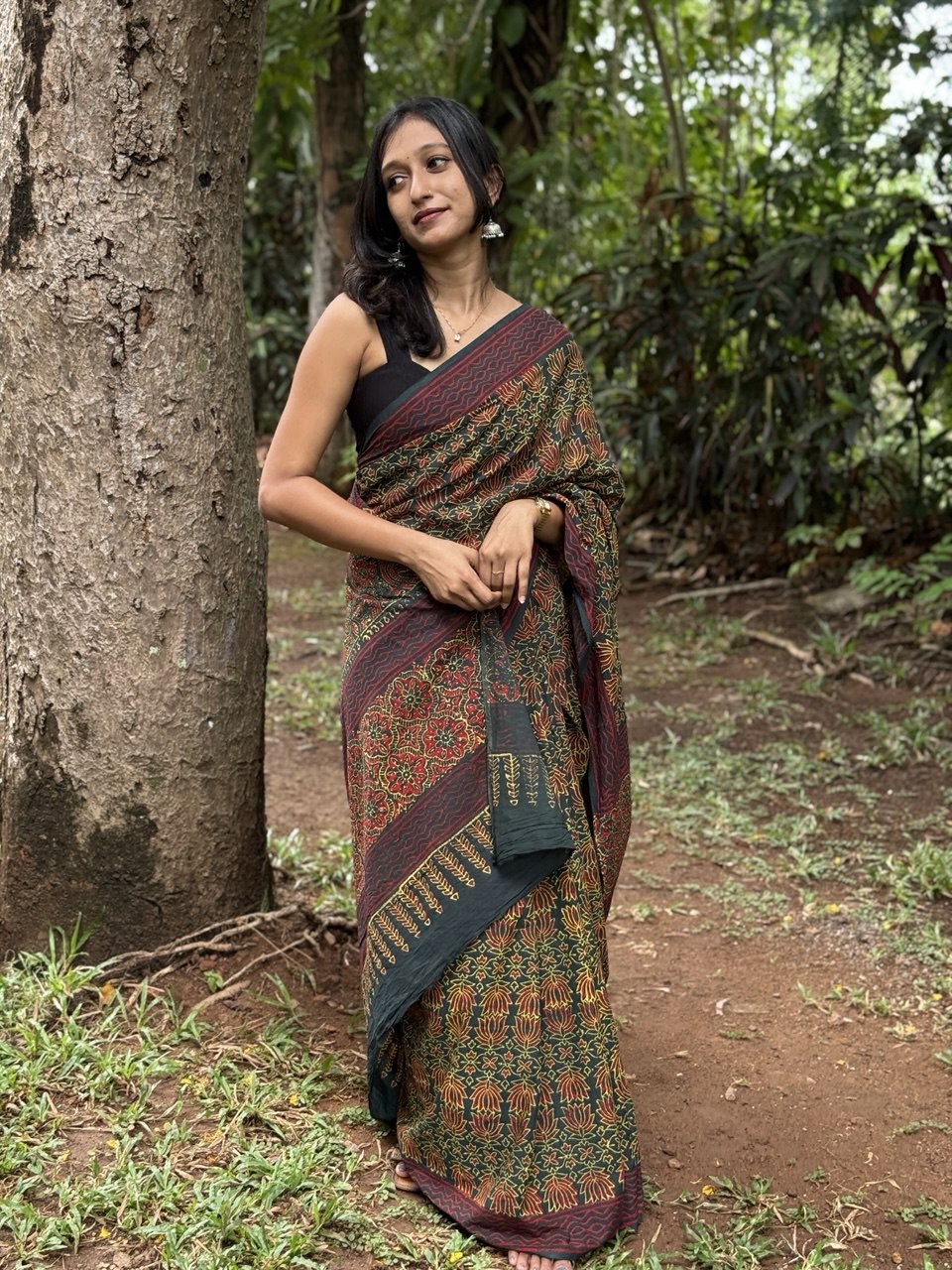 COTTON SAREE -(WS124)