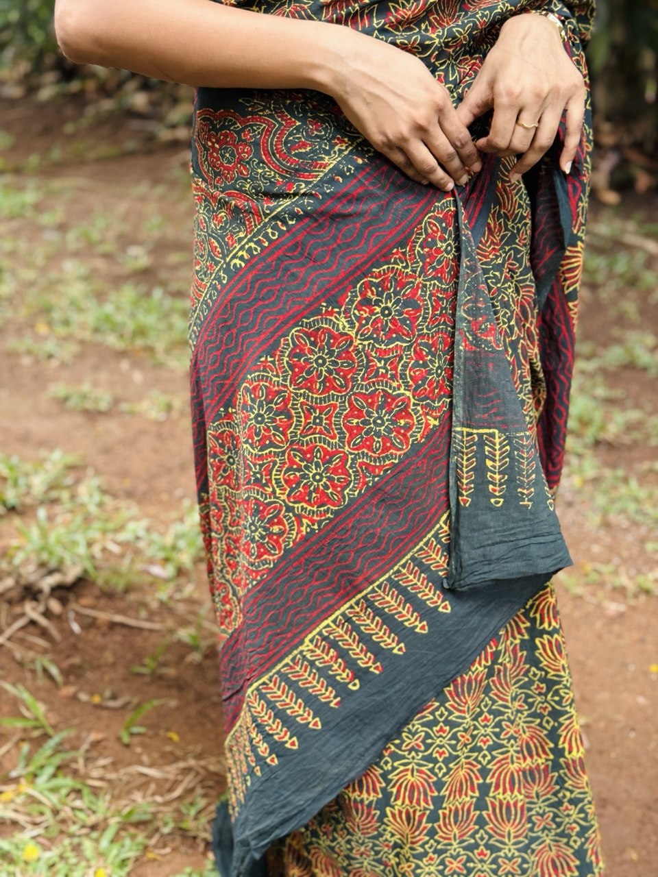 COTTON SAREE -(WS124)