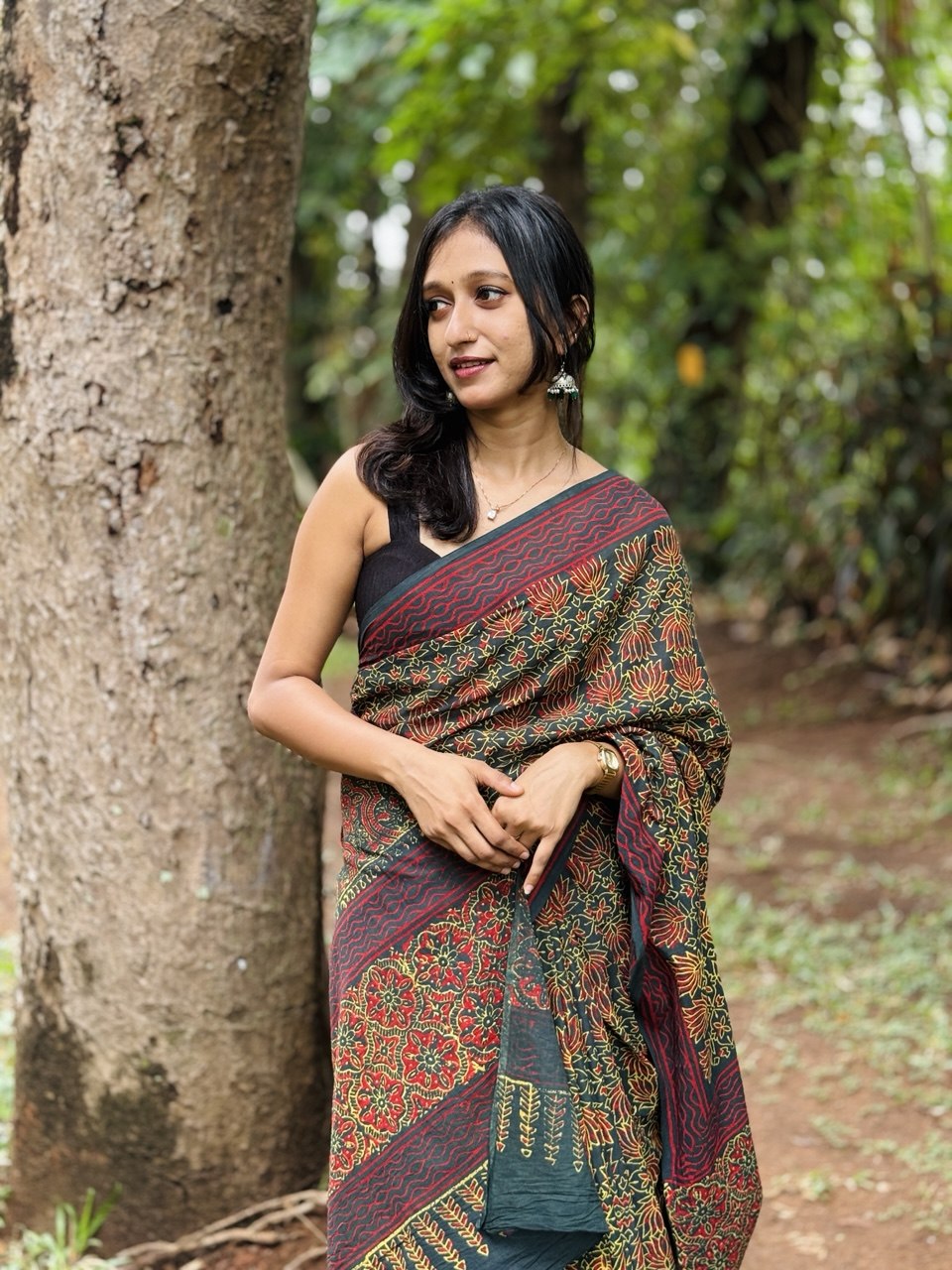 COTTON SAREE -(WS124)