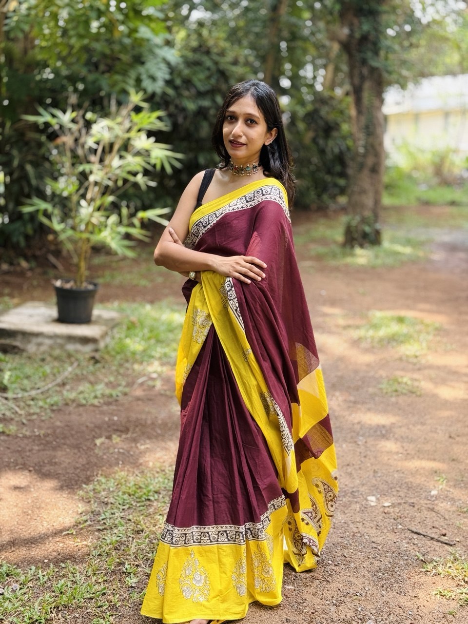 COTTON SAREE -(WS127)