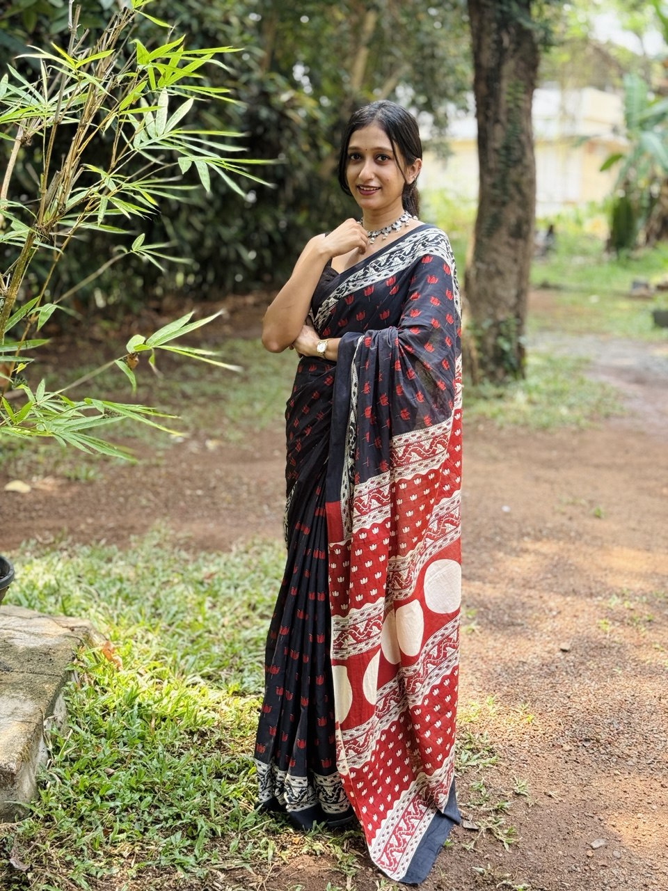 COTTON SAREE -(WS126)