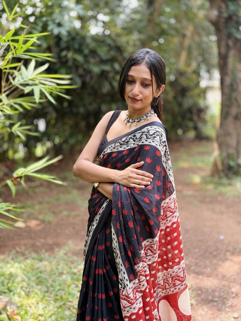 COTTON SAREE -(WS126)