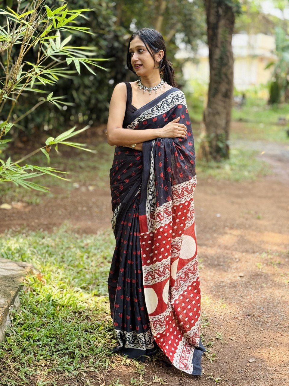 COTTON SAREE -(WS126)