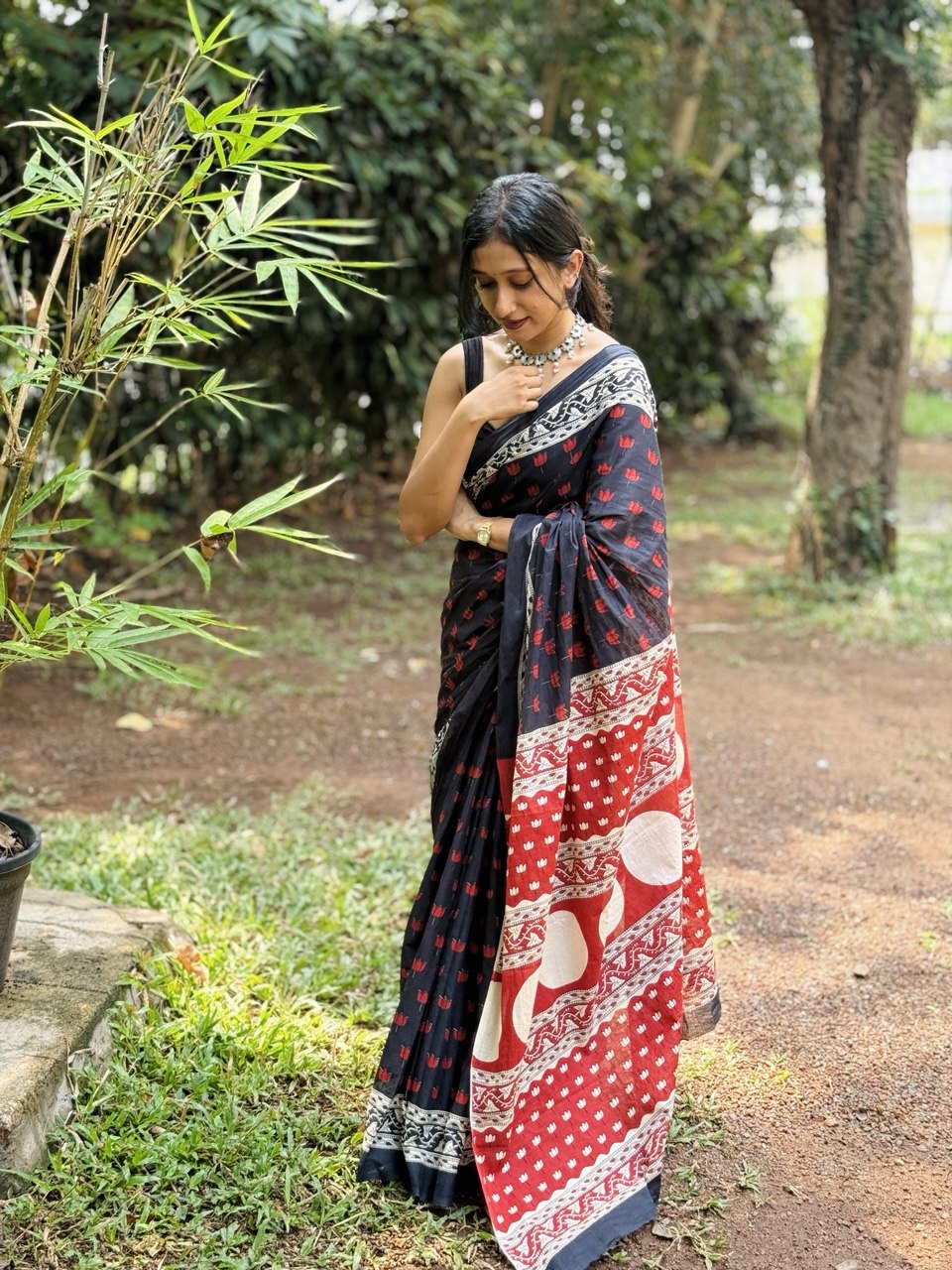 COTTON SAREE -(WS126)