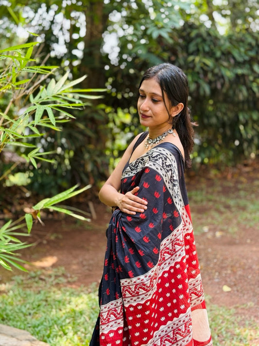 COTTON SAREE -(WS126)