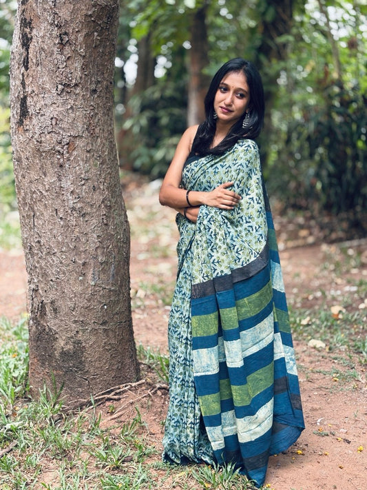 COTTON SAREE -(WS130)