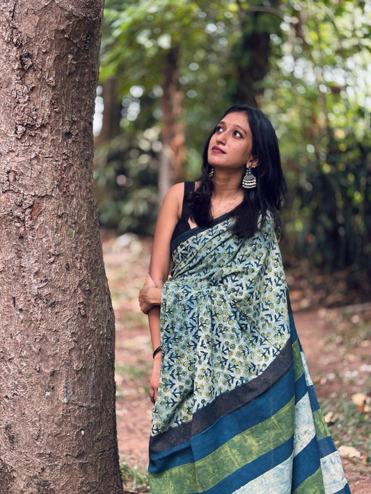 COTTON SAREE -(WS130)