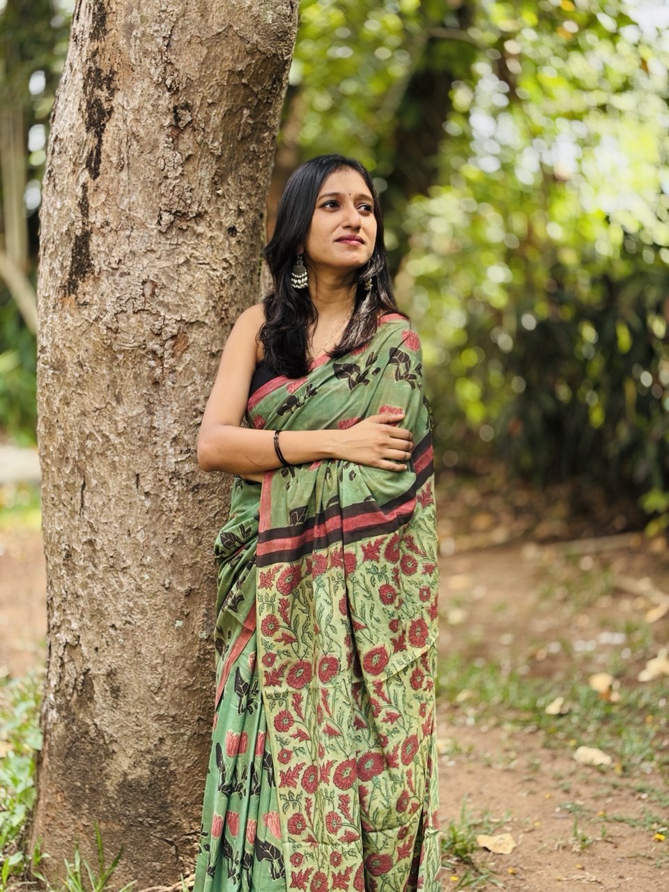 COTTON SAREE -(WS128)