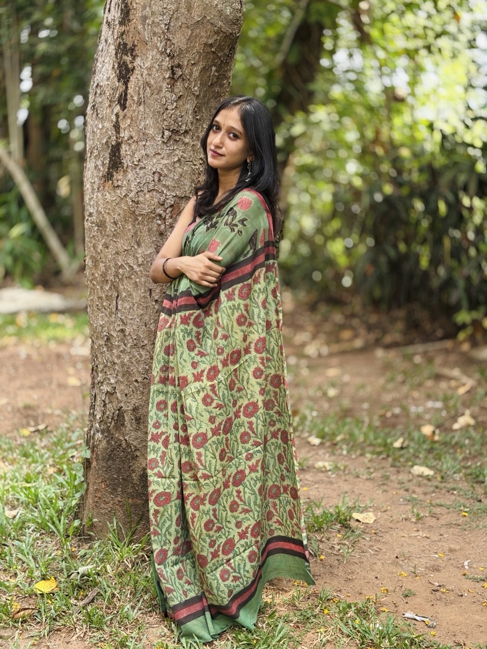 COTTON SAREE -(WS128)
