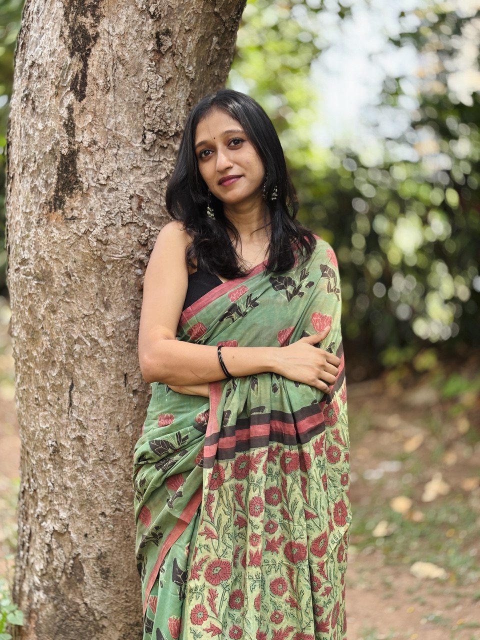 COTTON SAREE -(WS128)