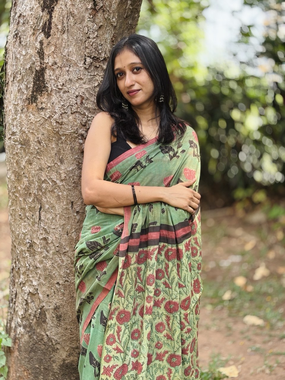 COTTON SAREE -(WS128)