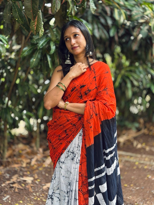 COTTON SAREE -(WS133)