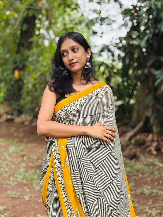 COTTON SAREE -(WS134)