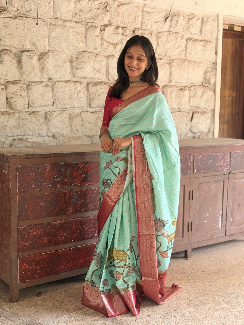 BANARASI SILK SAREE -(WS142)