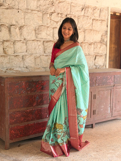 BANARASI SILK SAREE -(WS142)