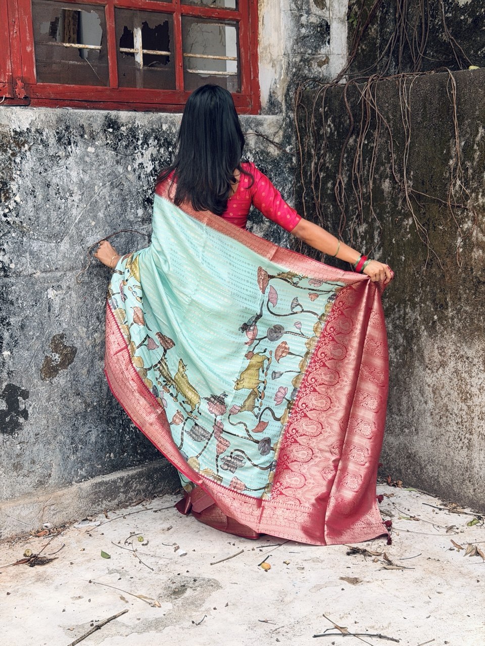 BANARASI SILK SAREE -(WS142)