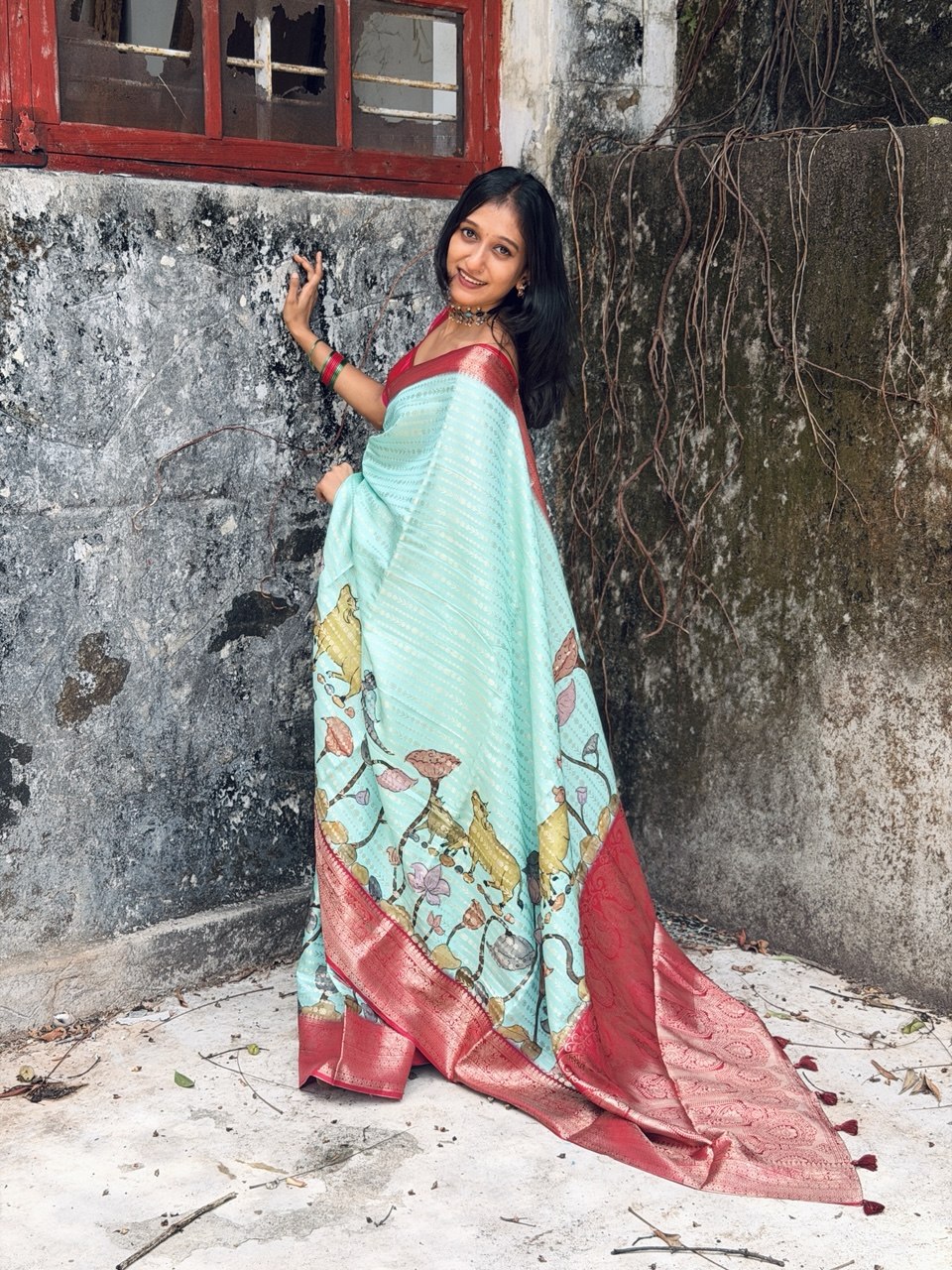 BANARASI SILK SAREE -(WS142)