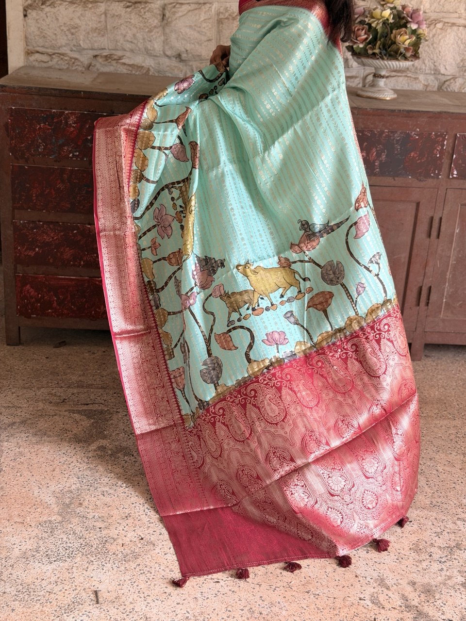 BANARASI SILK SAREE -(WS142)